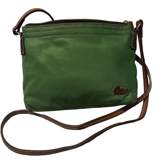Dooney & Bourke Nylon Crossbody Pouchette Shoulder Bag Green 7x9x2  Small Pink - Picture 6 of 10
